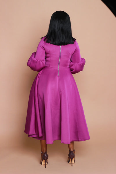 Elegance in Purple- Dress