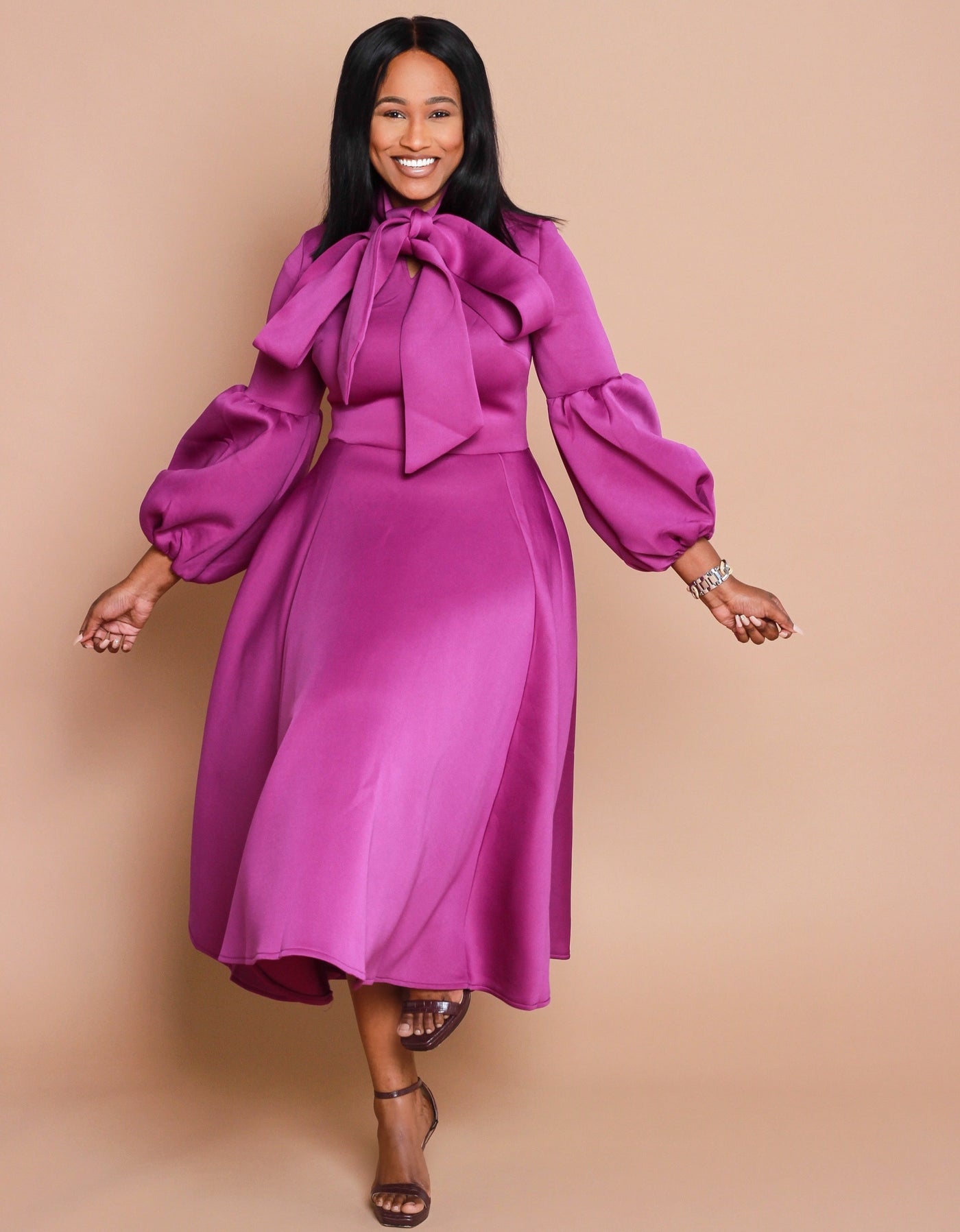 Elegance in Purple- Dress