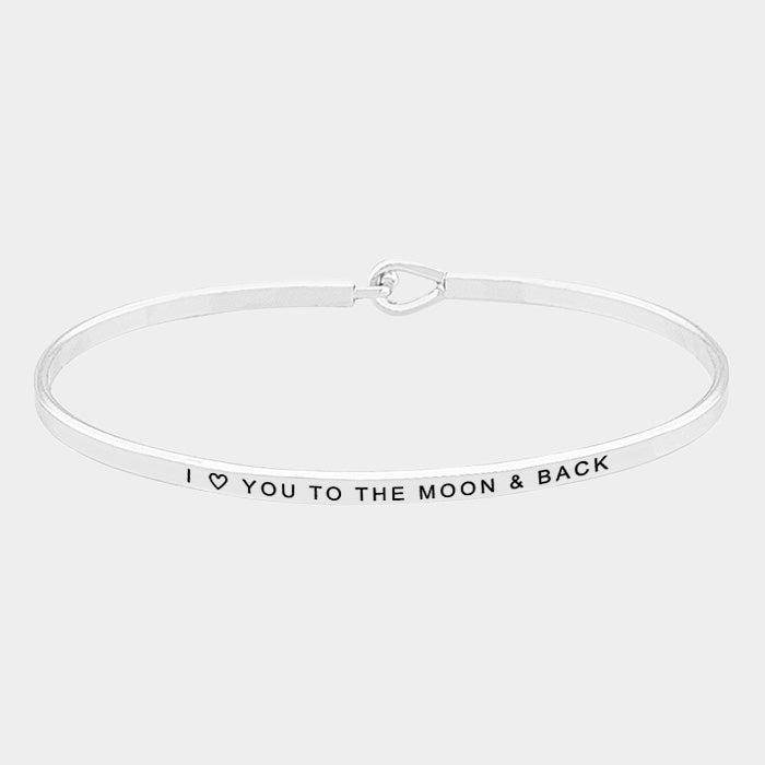 Love You To The Moon (Silver)